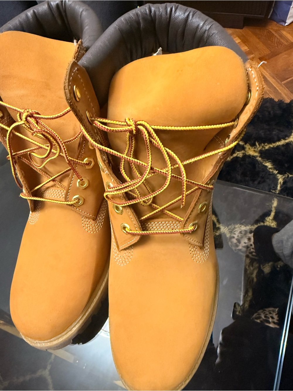 Timberland Orange Box with White Logo